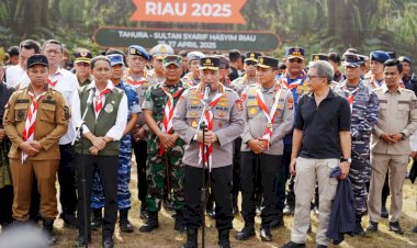 Kapolri-Pimpin-pembukaan-Jambore-Karhutla-Riau-2025:-pemuda-ujung-tombak-penjaga-kelestarian-lingkungan