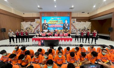 Satresnarkoba-Polresta-Sidoarjo-Ungkap-65-Kasus-Narkoba-Selama-September-Hingga-Pertengahan-Oktober-2025