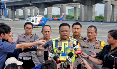 Korlantas-Polri-Resmi-Akhiri-One-Way-Nasional-Arus-Mudik-Lebaran,-Fokus-Pengamanan-Idulfitri