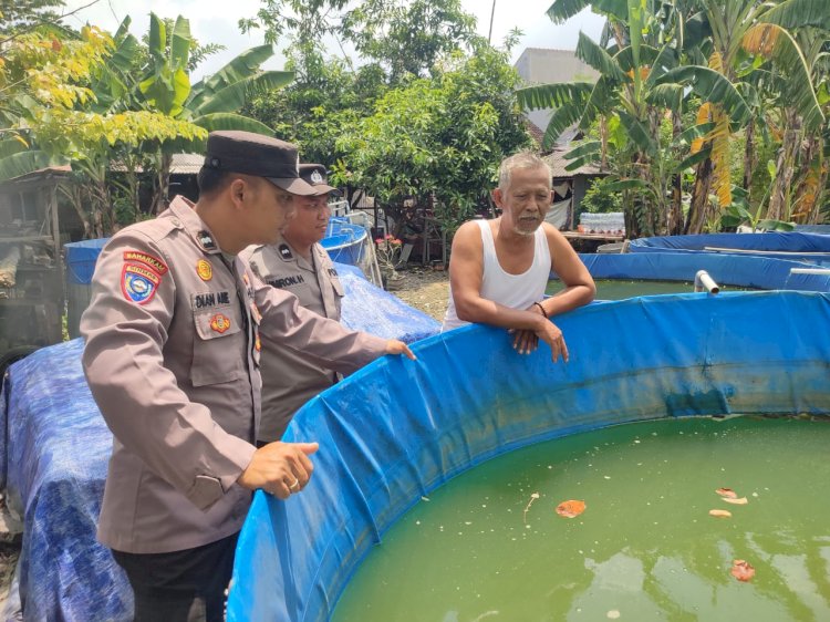 Sat Binmas Polresta Sidoarjo Dampingi Warga Wujudkan Swasembada Pangan Mandiri