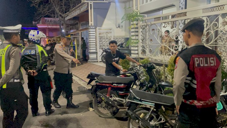 Polres Pasuruan Kota Sisir Jalanan Cegah Balap Liar dan Aksi Premanisme