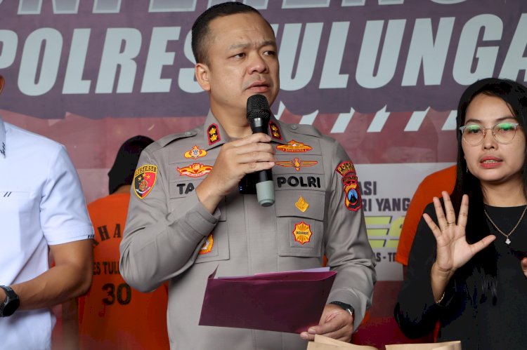 Polres Tulungagung Berhasil Amankan 5 Tersangka Predator Anak Ketua PC PMII Beri Apresiasi