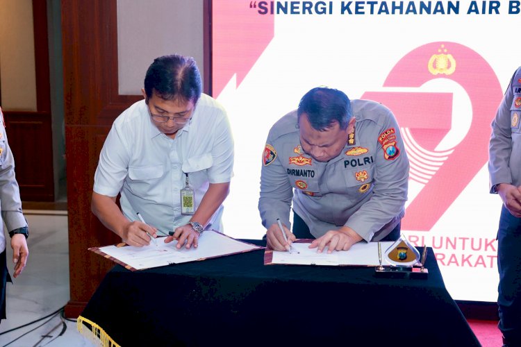 Kolaborasi Polda Jatim dan BBWS Brantas di Hari Bhayangkara ke -79: Bangun Sumur Bor Dukung Efisiensi Air dan Ketahanan Pangan