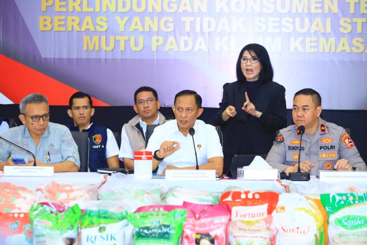 Satgas Pangan Polri Ungkap Praktik Curang Penjualan Beras, Potensi Rugikan Masyarakat Rp99,35 Triliun