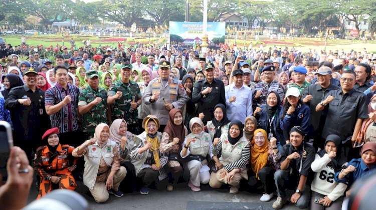 Berbagai Elemen Masyarakat Dukung Polresta Malang Kota Jaga Kondusifitas Tolak Anarkis